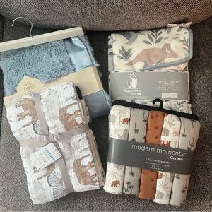 Lot of brand new baby blankets